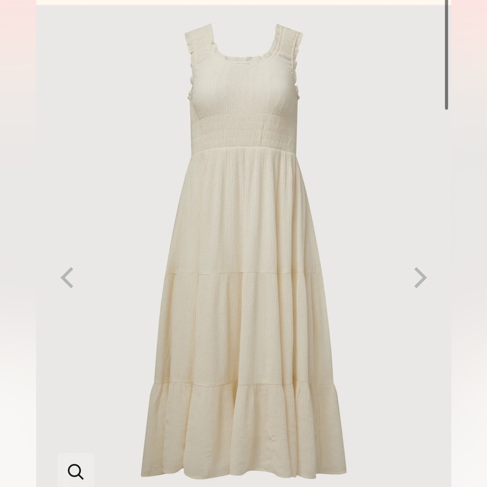 Rachel Parcell NWT Ivory dress size L